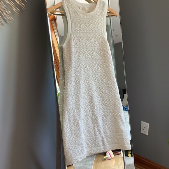 Anthropologie sleeveless white sweater dress size small - Picture 2 of 5